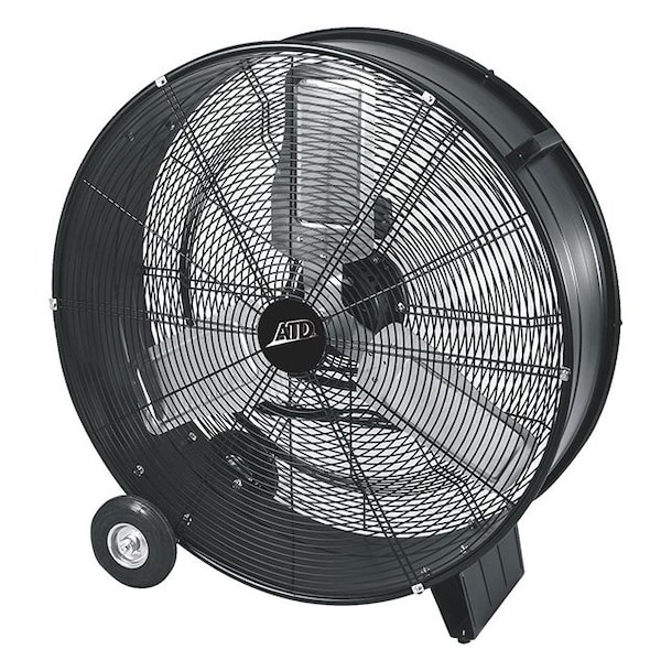 Atd Tools Drum Fan, 36 in Blade Dia, 30.5 in L x 40.25 in D x 12.5 in W, Direct Drive 30336A - main